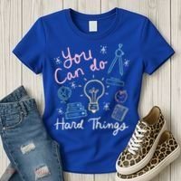 Testing Day You Can Do Hard Things Teacher State Testing Women's T-Shirt thumb 3