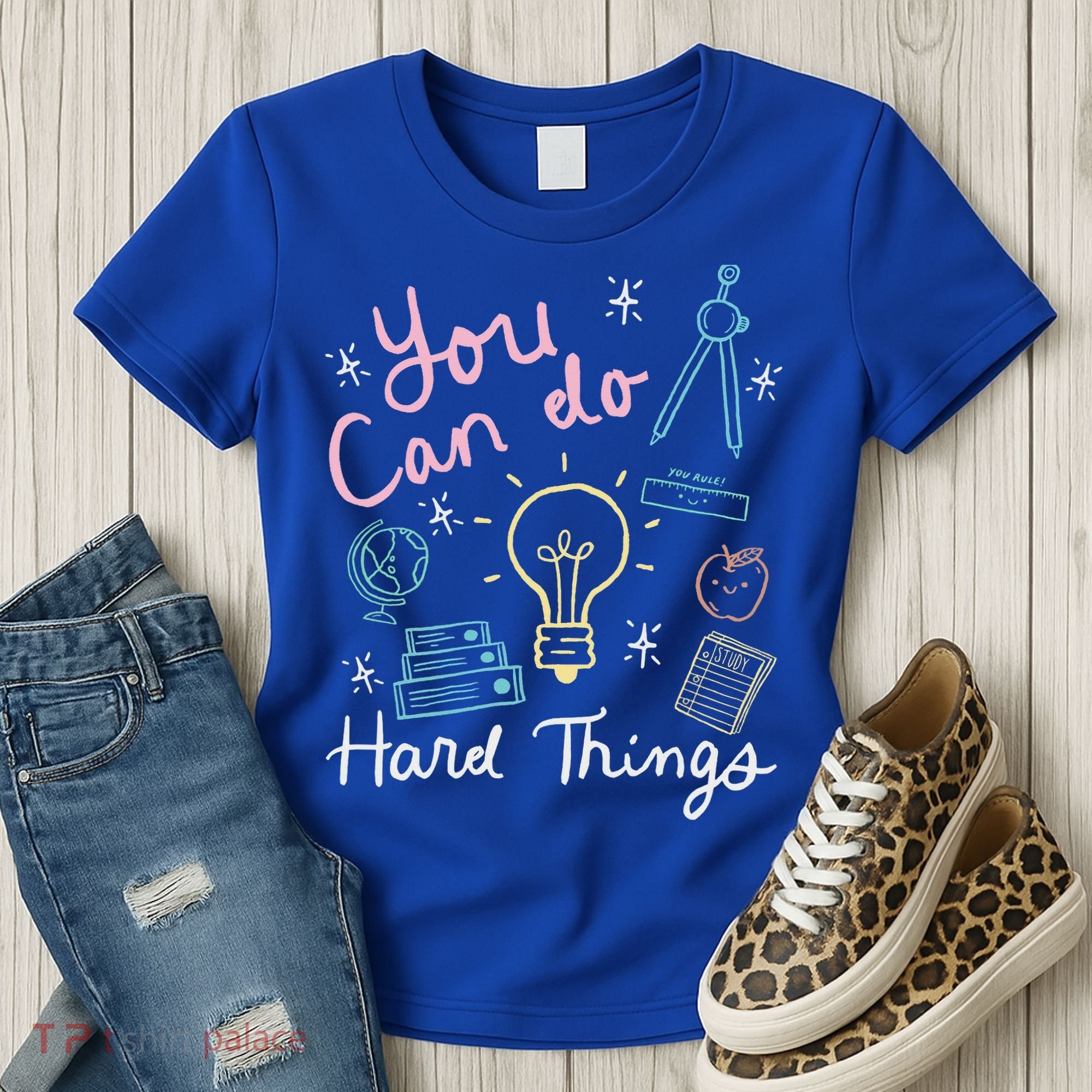 Testing Day You Can Do Hard Things Teacher State Testing Women's T-Shirt