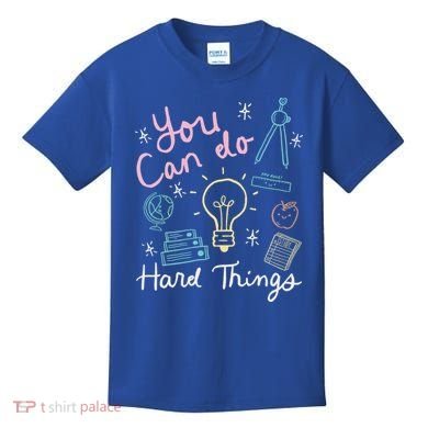 Testing Day You Can Do Hard Things Teacher State Testing Kids T-Shirt