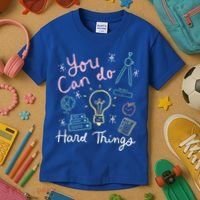 Testing Day You Can Do Hard Things Teacher State Testing Kids T-Shirt thumb 3