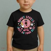 Test Day You Got This Testing Donut Stress Just Do Your Toddler T-Shirt thumb 2