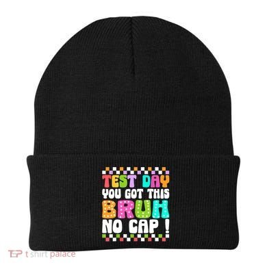 Test Day You Got This Bruh No Cap Funny Testing Day Teacher  Beanie