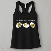 Thanksgiving Dinner You Know Why IM Here Deviled Egg Women's Tank Top thumb 3