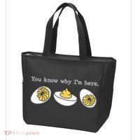 Thanksgiving Dinner You Know Why IM Here Deviled Egg Tote Bag thumb 3