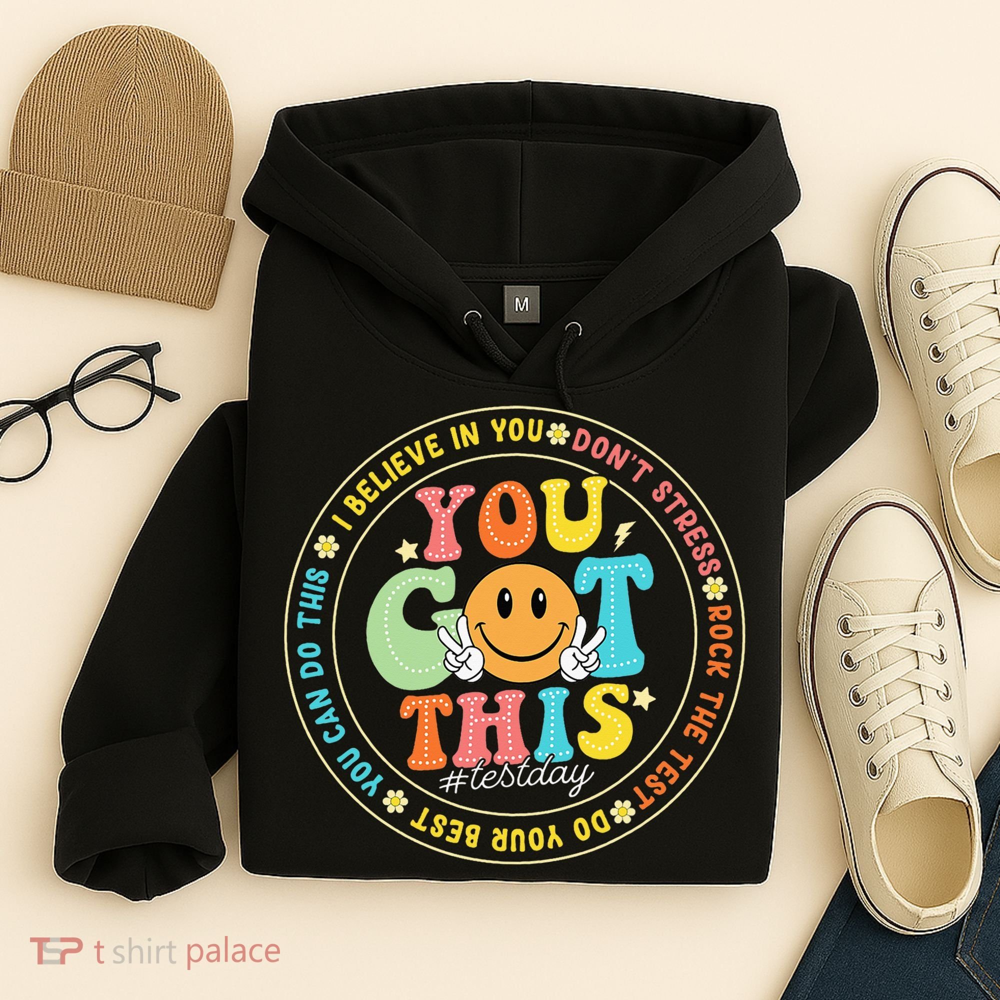 Test Day You Got This Rock The Test Teacher Testing Day Hoodie