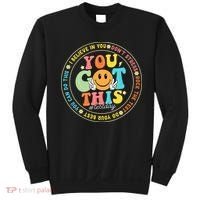Test Day You Got This Rock The Test Teacher Testing Day Sweatshirt thumb 0
