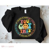 Test Day You Got This Rock The Test Teacher Testing Day Sweatshirt thumb 2
