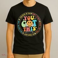 Test Day You Got This Rock The Test Teacher Testing Day T-Shirt thumb 3