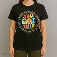 Test Day You Got This Rock The Test Teacher Testing Day T-Shirt thumb 4
