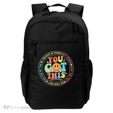 Test Day You Got This Rock The Test Teacher Testing Day Backpack