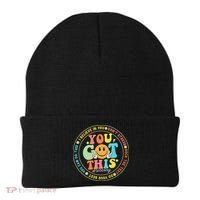 Test Day You Got This Rock The Test Teacher Testing Day Beanie thumb 0