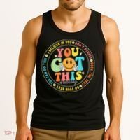 Test Day You Got This Rock The Test Teacher Testing Day Tank Top thumb 3