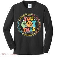 Test Day You Got This Rock The Test Teacher Testing Day Kids Long Sleeve Shirt thumb 0