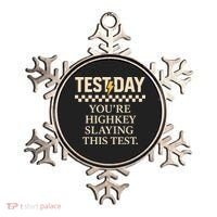 Test Day Youre Highkey Slaying This Test Teacher Ornament thumb 0
