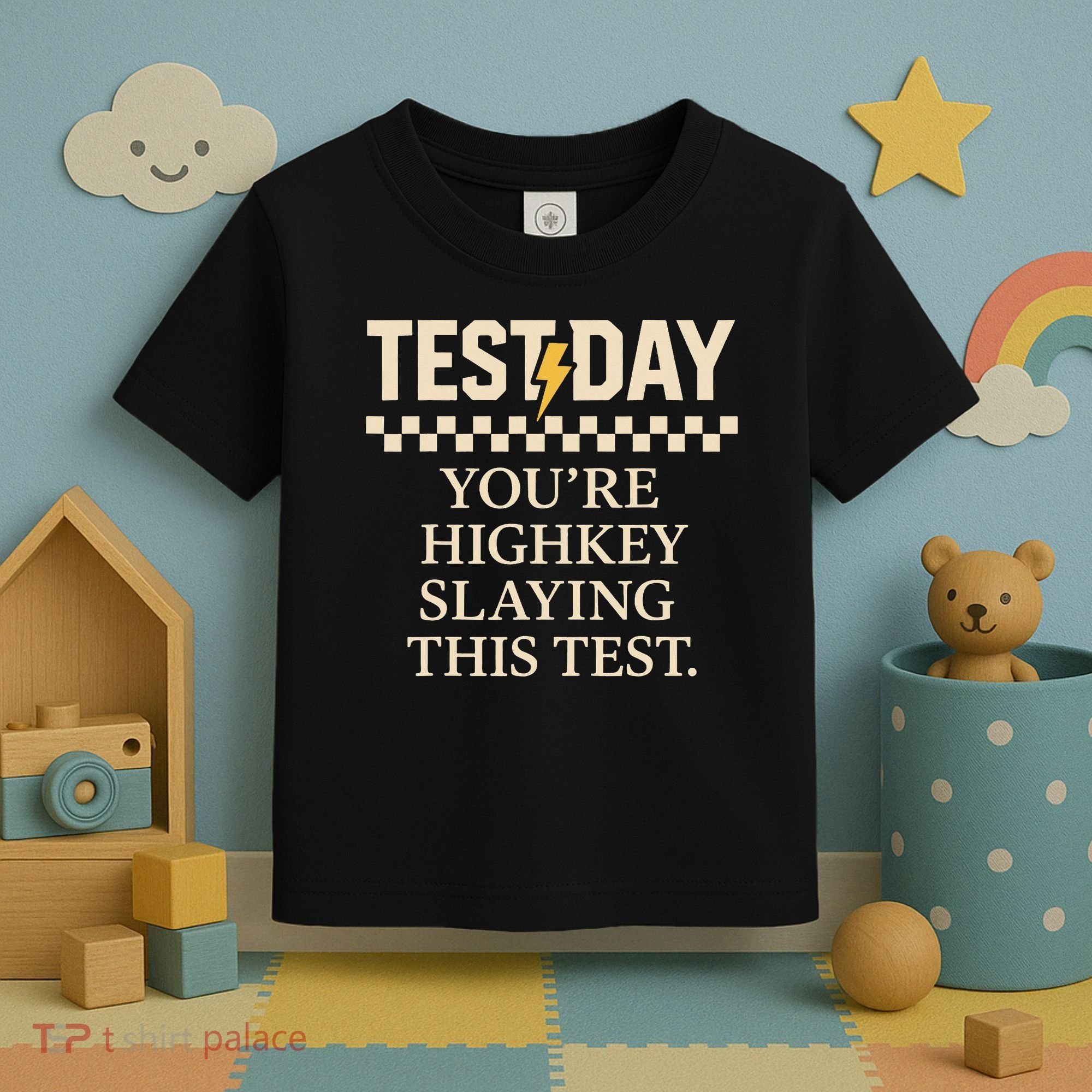 Test Day Youre Highkey Slaying This Test Teacher Toddler T-Shirt