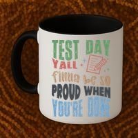 Test Day You Were Built Different Keep It 100 Coffee Mug thumb 2