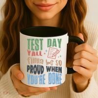 Test Day You Were Built Different Keep It 100 Coffee Mug thumb 3