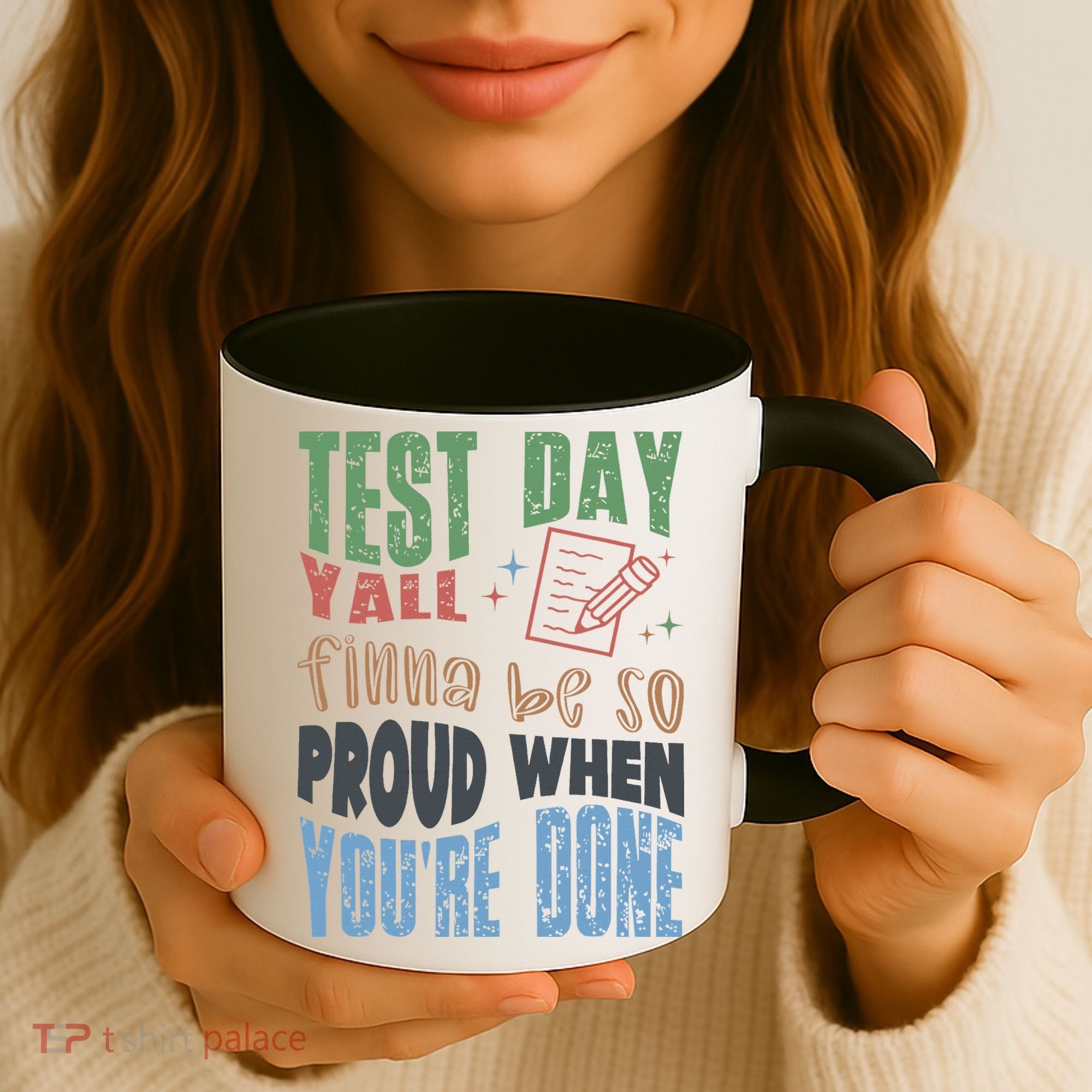 Test Day You Were Built Different Keep It 100 Coffee Mug