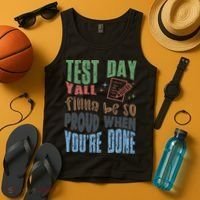 Test Day You Were Built Different Keep It 100 Tank Top thumb 4