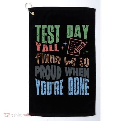 Test Day You Were Built Different Keep It 100 Golf Towel