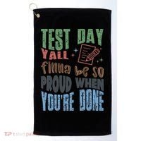 Test Day You Were Built Different Keep It 100 Golf Towel thumb 0