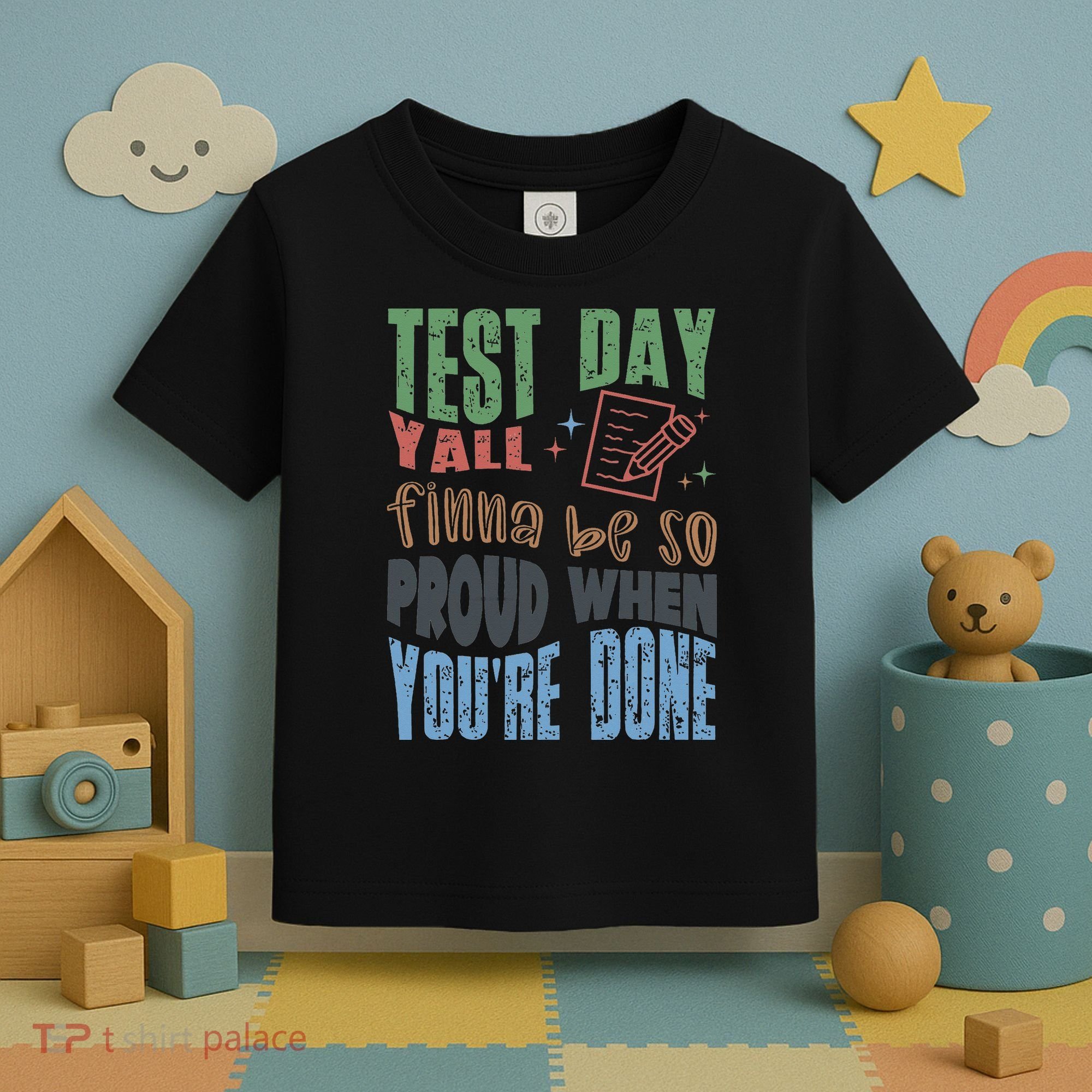 Test Day You Were Built Different Keep It 100 Toddler T-Shirt