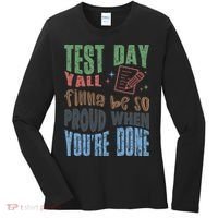 Test Day You Were Built Different Keep It 100 Women's Long Sleeve Shirt thumb 0