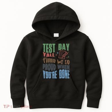 Test Day You Were Built Different Keep It 100 Kids Hoodie