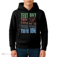 Test Day You Were Built Different Keep It 100 Kids Hoodie thumb 4