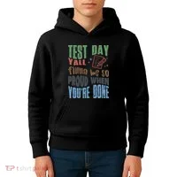 Test Day You Were Built Different Keep It 100 Kids Hoodie thumb 4
