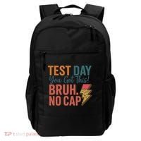 Test Day You Got This Bruh No Cap Lightning Bolt Graphic Backpack thumb 0