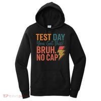 Test Day You Got This Bruh No Cap Lightning Bolt Graphic Women's Hoodie thumb 0
