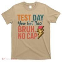 Test Day You Got This Bruh No Cap Lightning Bolt Graphic T-Shirt thumb 0