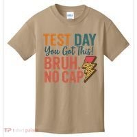 Test Day You Got This Bruh No Cap Lightning Bolt Graphic Kids T-Shirt thumb 0