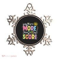 Test Day You Are More Than A Test Score Rock The Test Ornament thumb 0