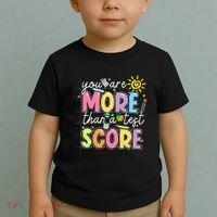 Test Day You Are More Than A Test Score Rock The Test Toddler T-Shirt thumb 2