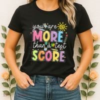 Test Day You Are More Than A Test Score Rock The Test Women's T-Shirt thumb 2