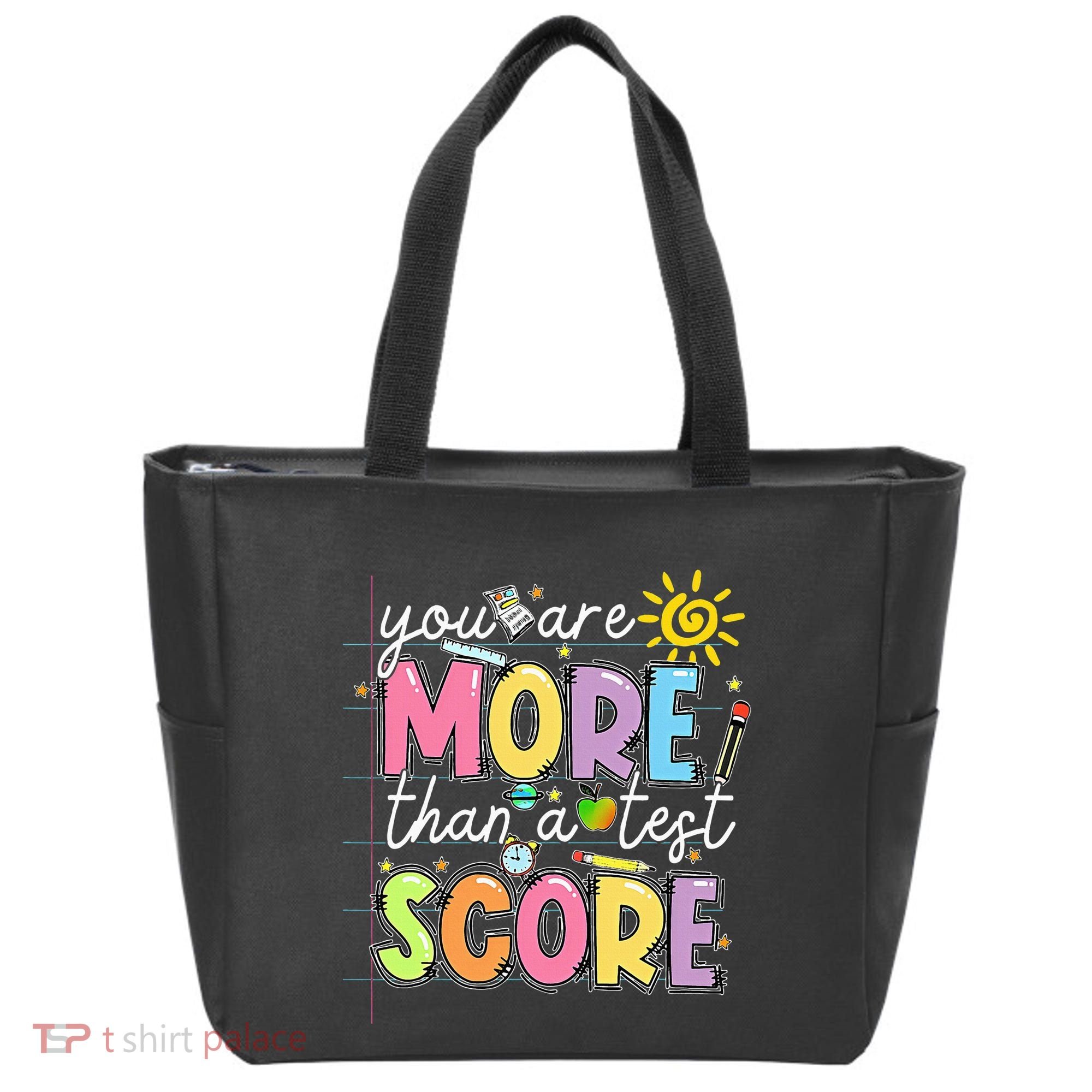 Test Day You Are More Than A Test Score Rock The Test Tote Bag