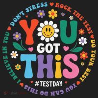 Test Day You Got This Rock The Test Teacher Testing Day Women's Sweatshirt thumb 2