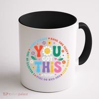 Test Day You Got This Rock The Test Teacher Testing Day Coffee Mug thumb 1