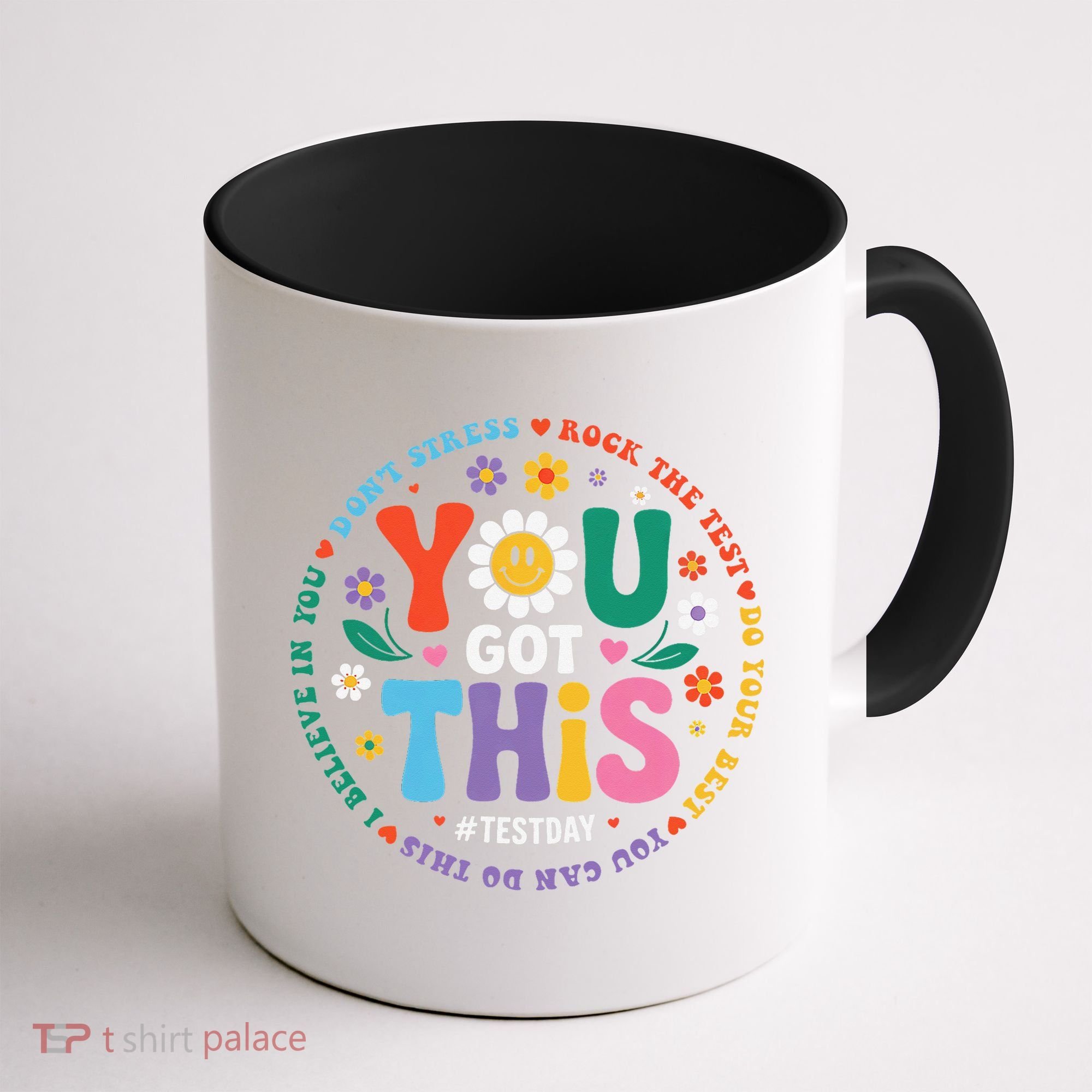 Test Day You Got This Rock The Test Teacher Testing Day Coffee Mug