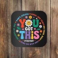 Test Day You Got This Rock The Test Teacher Testing Day Coaster thumb 0