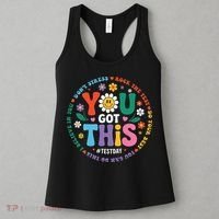 Test Day You Got This Rock The Test Teacher Testing Day Women's Tank Top thumb 3