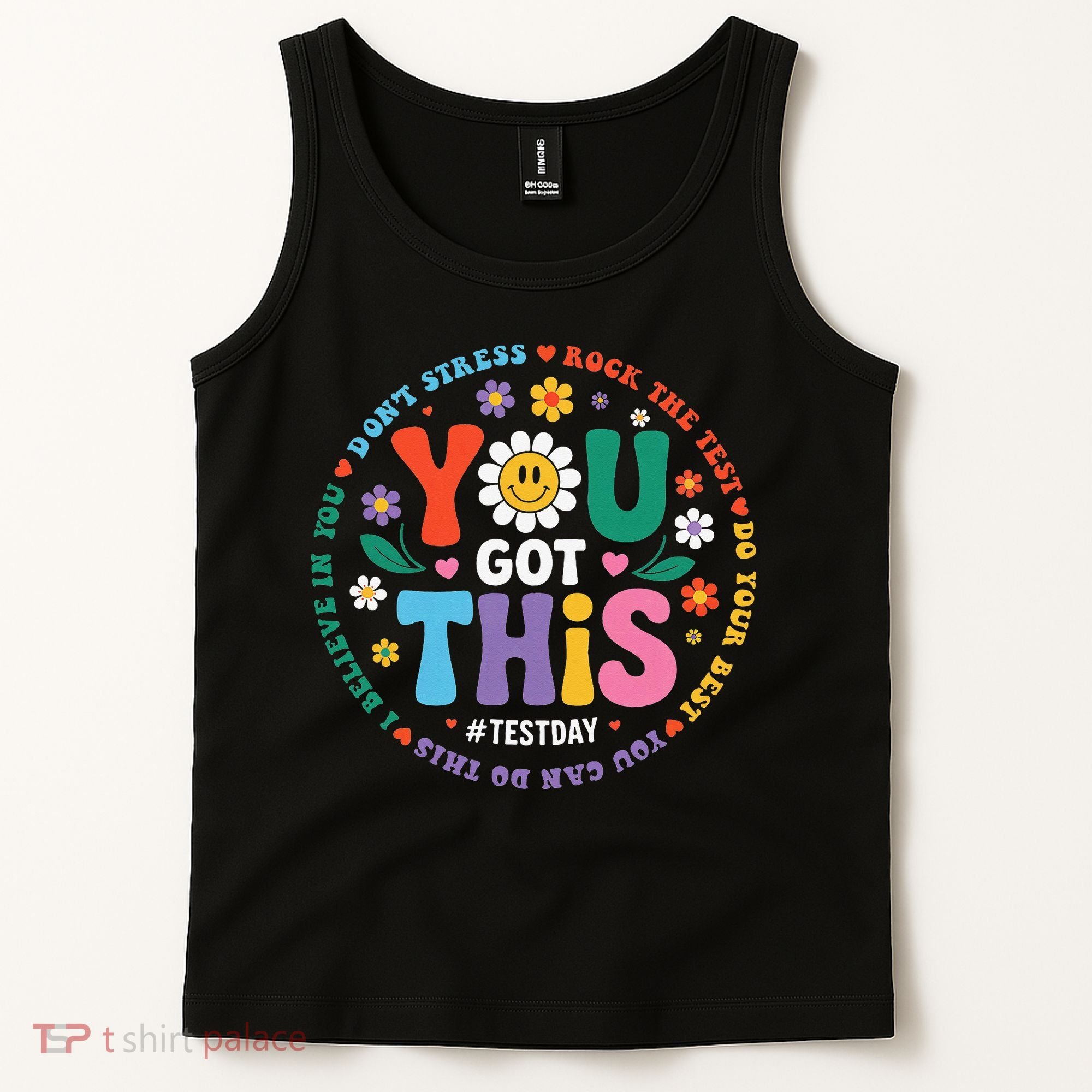 Test Day You Got This Rock The Test Teacher Testing Day Tank Top