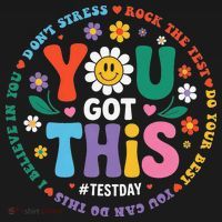 Test Day You Got This Rock The Test Teacher Testing Day Women's T-Shirt thumb 6