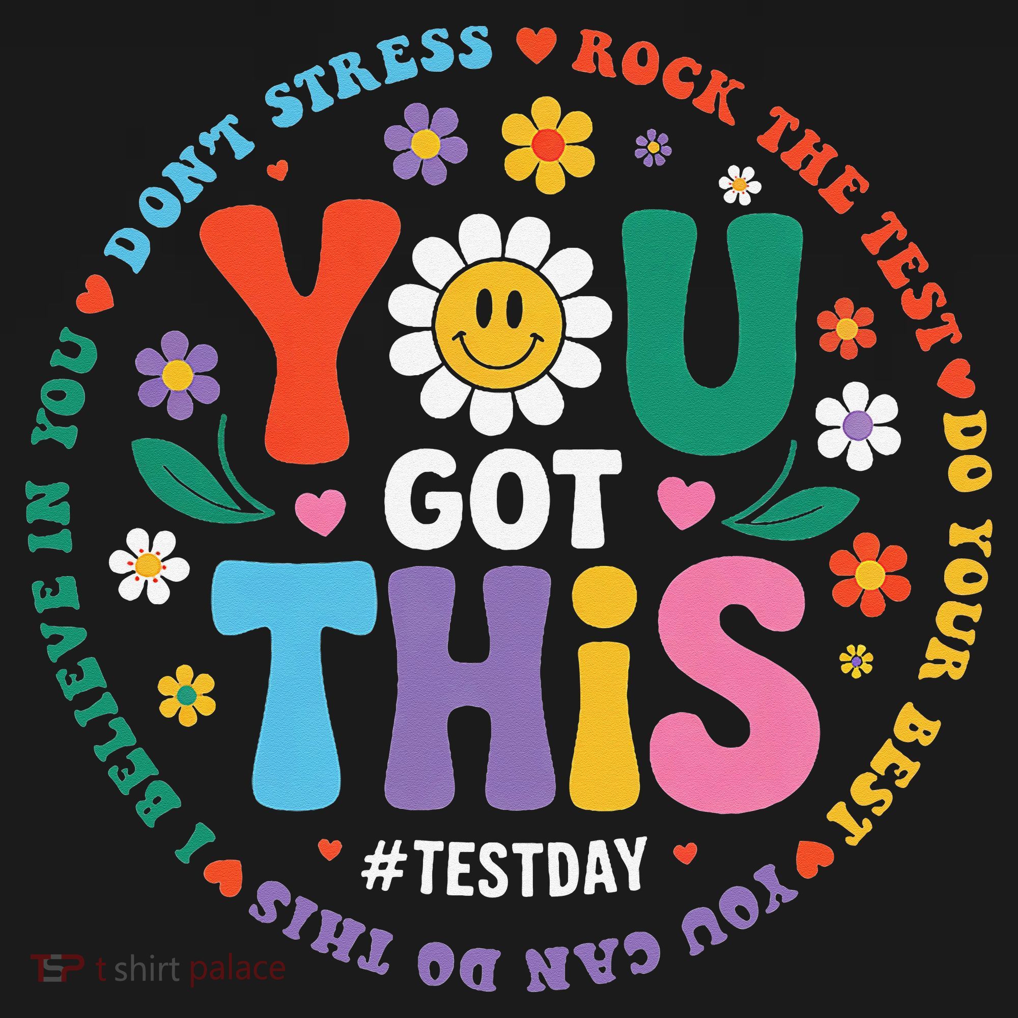 Test Day You Got This Rock The Test Teacher Testing Day Kids Sweatshirt