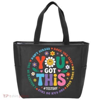 Test Day You Got This Rock The Test Teacher Testing Day Tote Bag