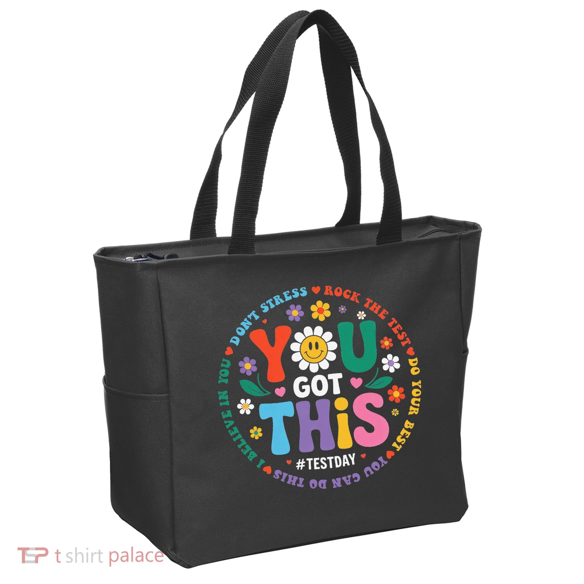 Test Day You Got This Rock The Test Teacher Testing Day Tote Bag