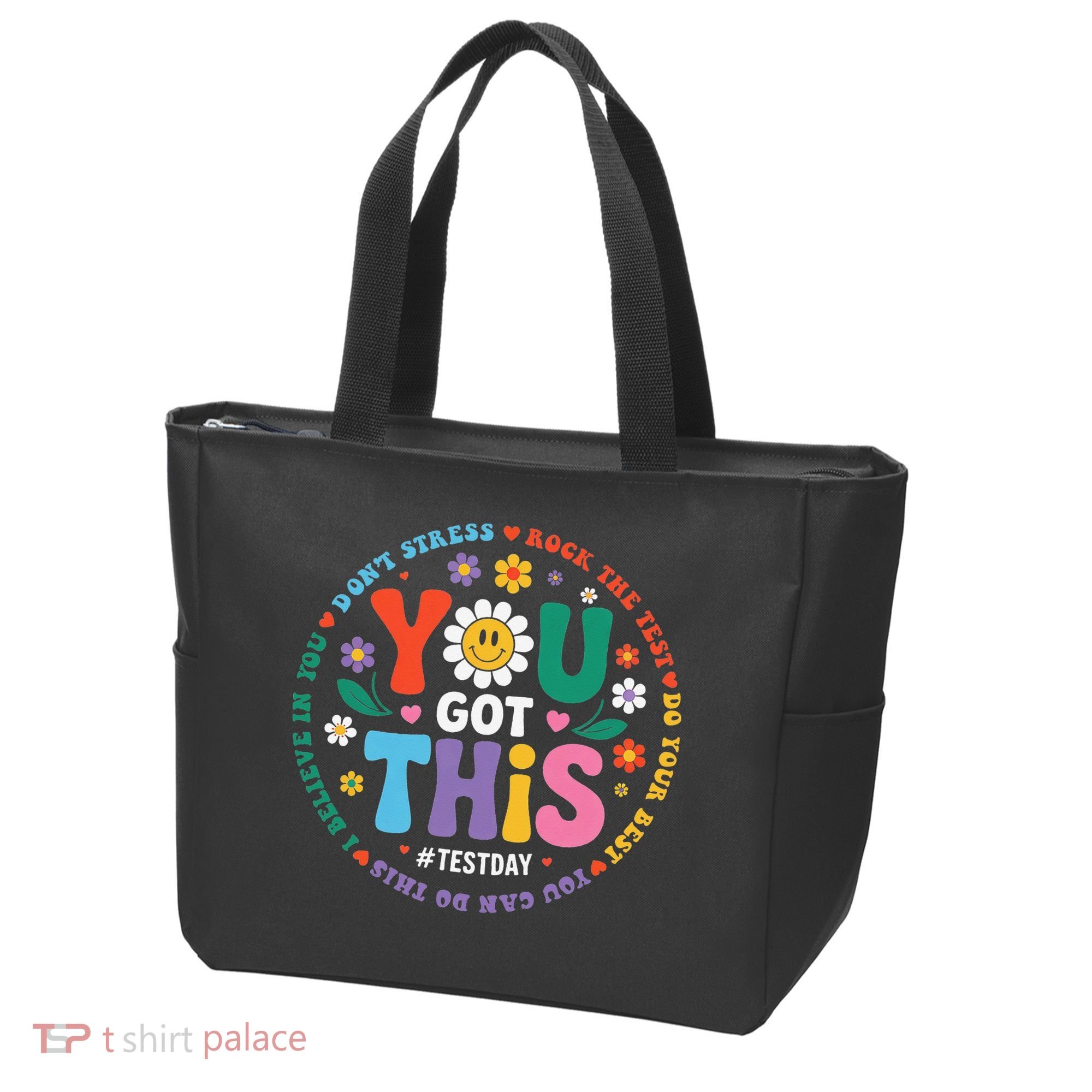 Test Day You Got This Rock The Test Teacher Testing Day Tote Bag