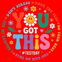 Test Day You Got This Rock The Test Teacher Testing Day Santa Hat thumb 1